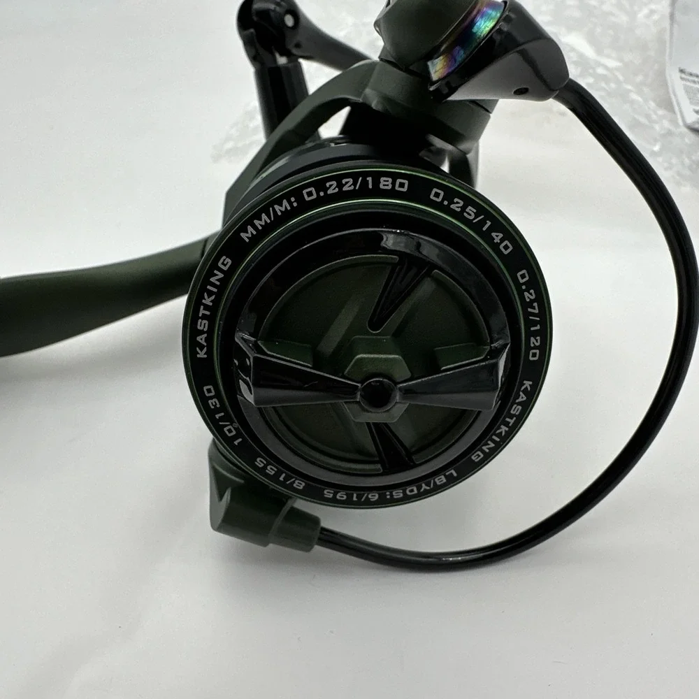 KastKing Spartacus II Fishing Reel Saltwater Freshwater Spinning reel Green 2000